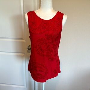GUC Lucky Brand Embroidered Tank, size M